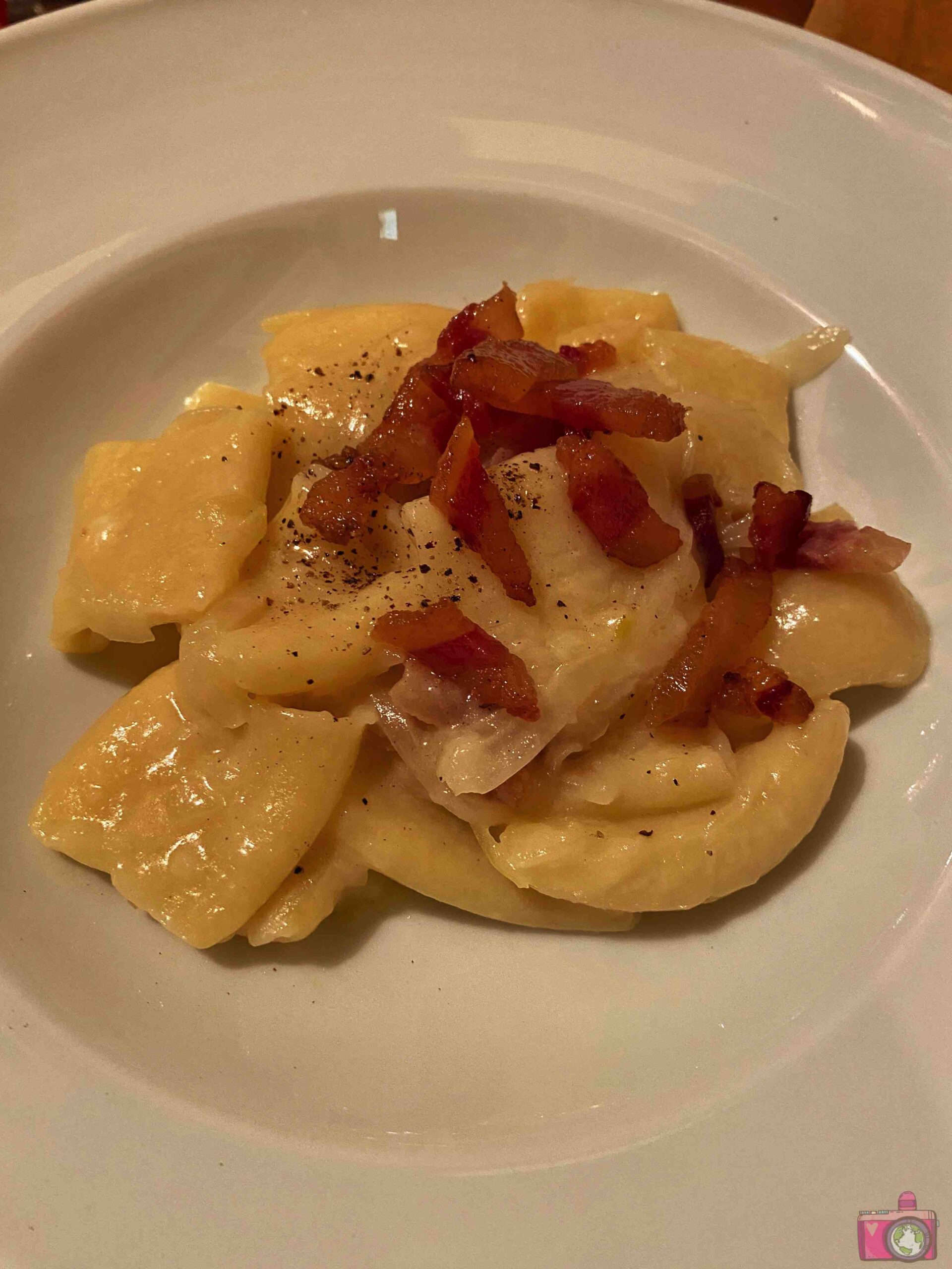 Paccheri con gotino di cinta Osteria La Sosta di Violante Siena