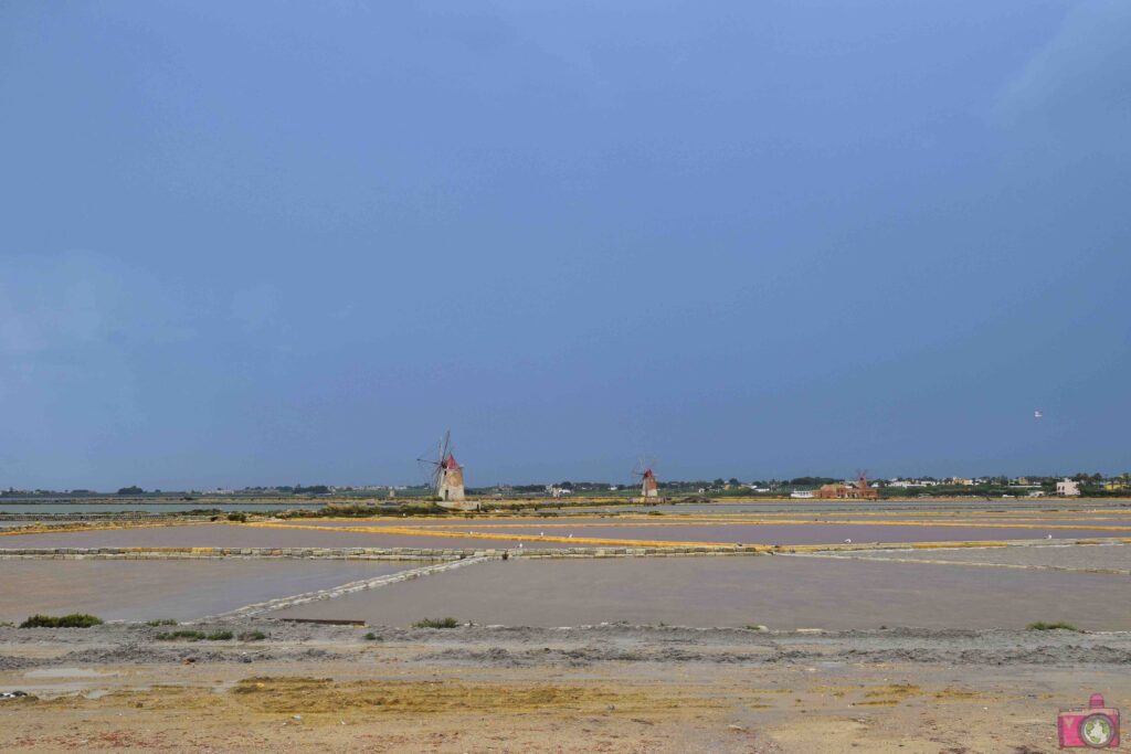 Panorama Saline di Marsala da imbarcadero