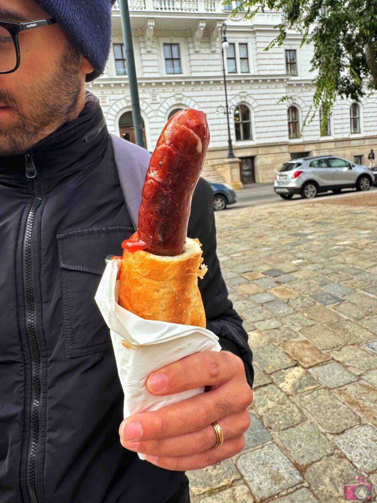 Alles Wurscht hot dog Käsekrainer