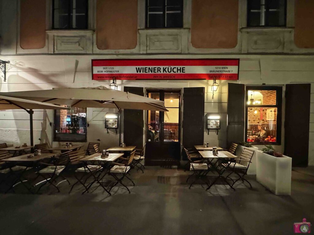 Dove mangiare a Vienna Beim Hofmeister